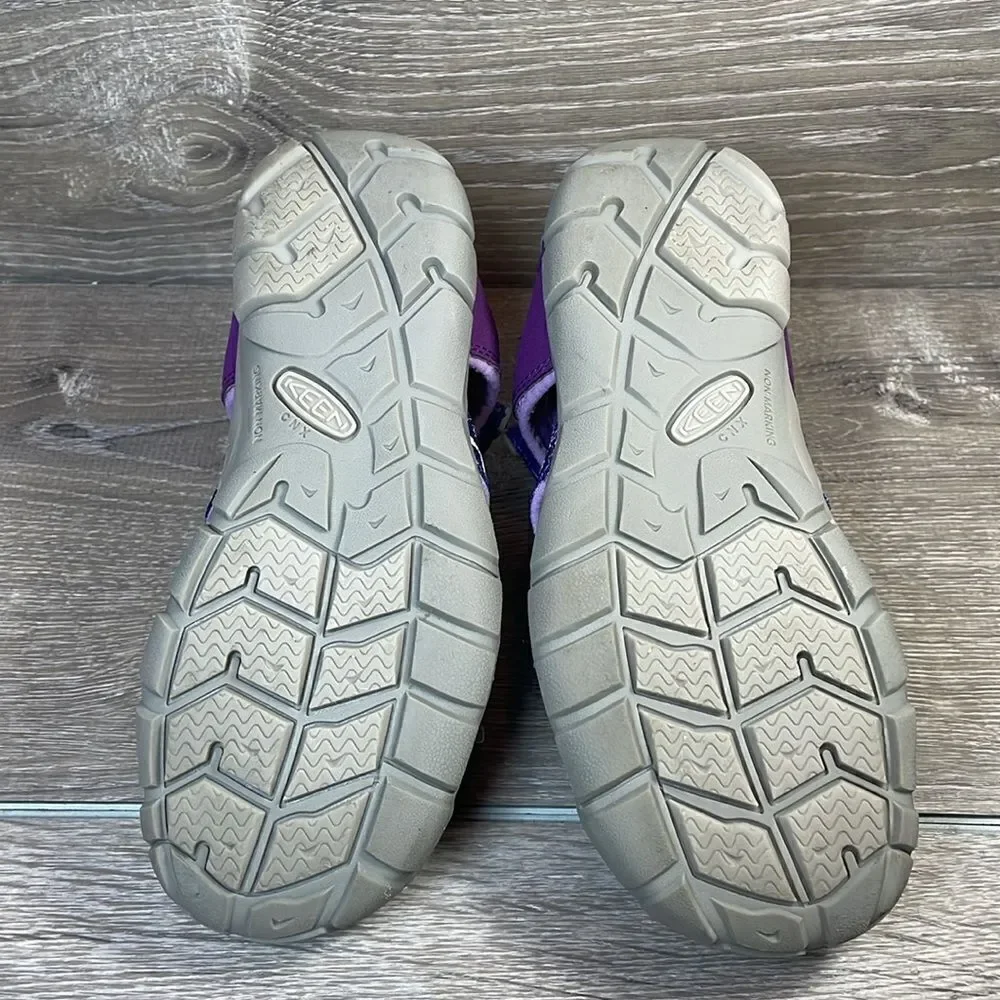 Keen Seacamp II CNX Little Girl Sz 3 Camo Tillandsia Waterproof Hiking Sandals